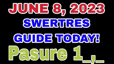PA SURE GUIDE 1. TAMBAYAN SWERTRES .